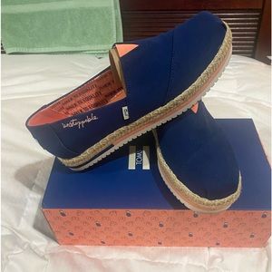 Tom Espadrilles in Capri Blue